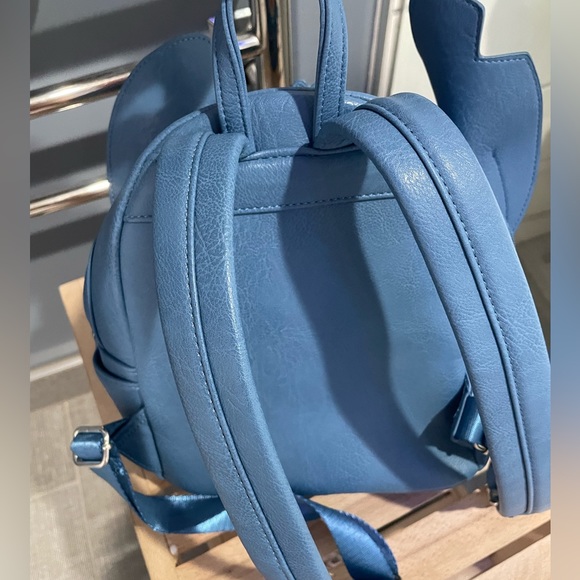 Loungefly Rare Stitch Backpack Blue lilo disneyland disney parks Mini - Picture 4 of 5